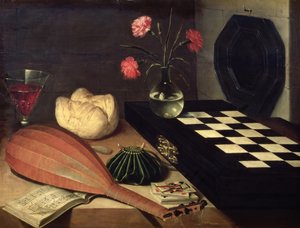 Stilleben med schackbräde, 1630